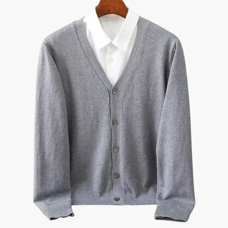 Classic Men's V-Neck Cardigan