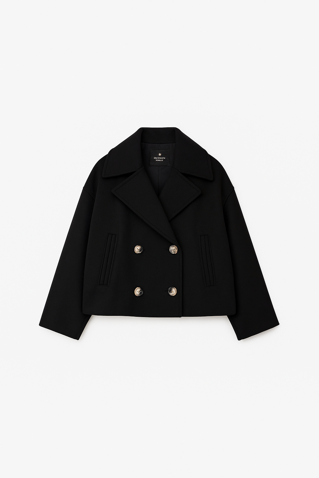 Blazer Croisé Pour Femme À Col À Revers Crantés