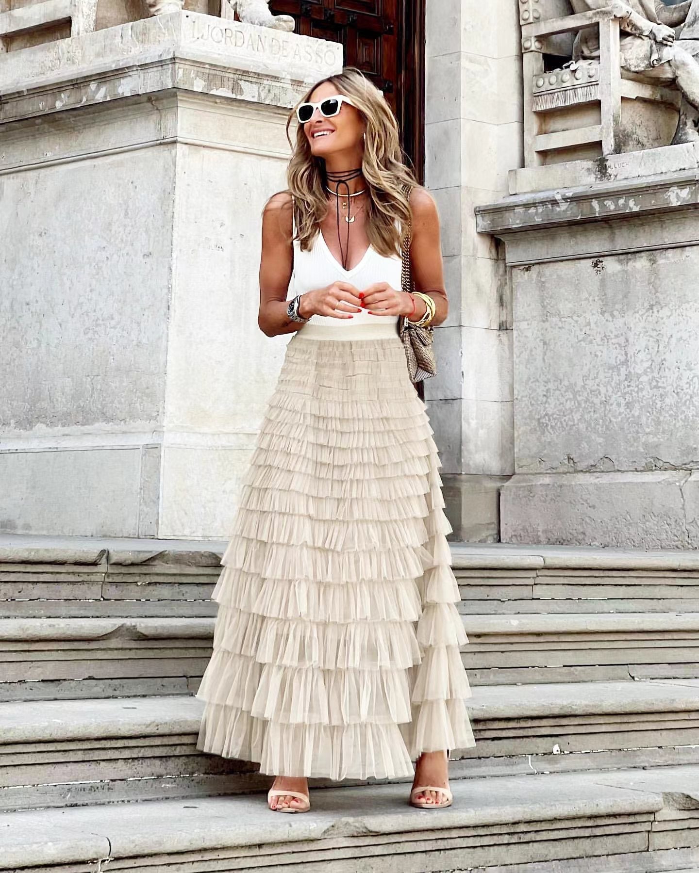 Tulia | Jupe en tulle automnale