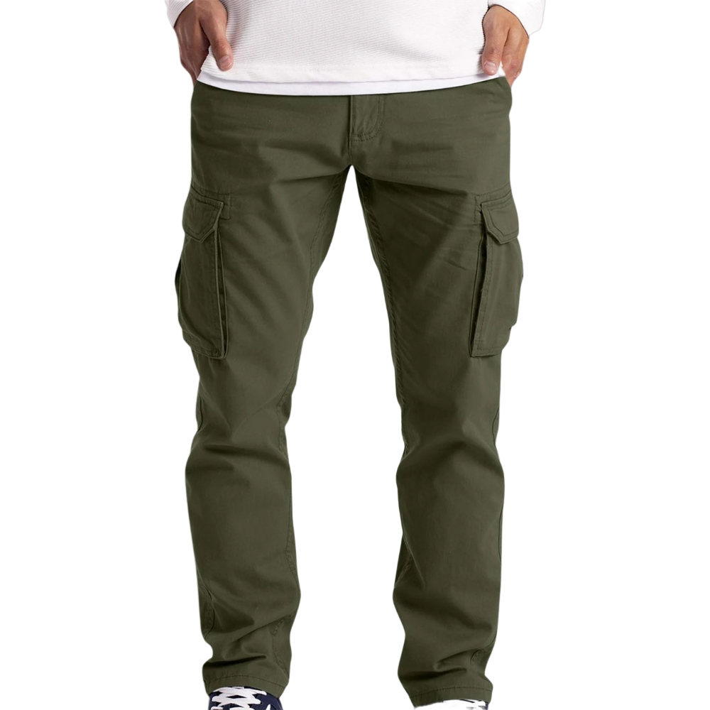 Men's Slim Fit Casual Multi-Pocket Cargo Pants