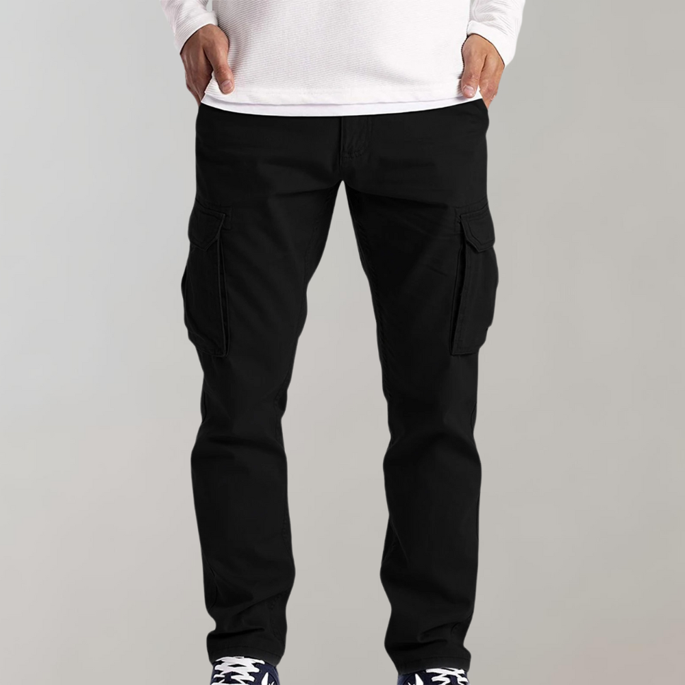 Men's Slim Fit Casual Multi-Pocket Cargo Pants