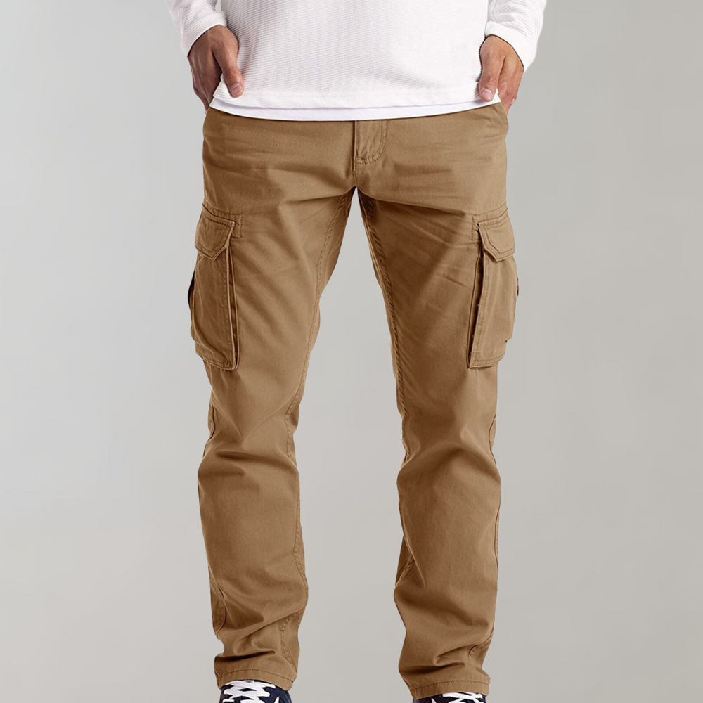 Men's Slim Fit Casual Multi-Pocket Cargo Pants