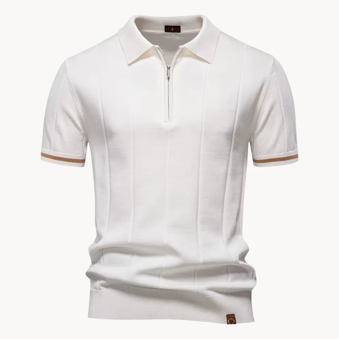 Polo manches courtes homme col classique