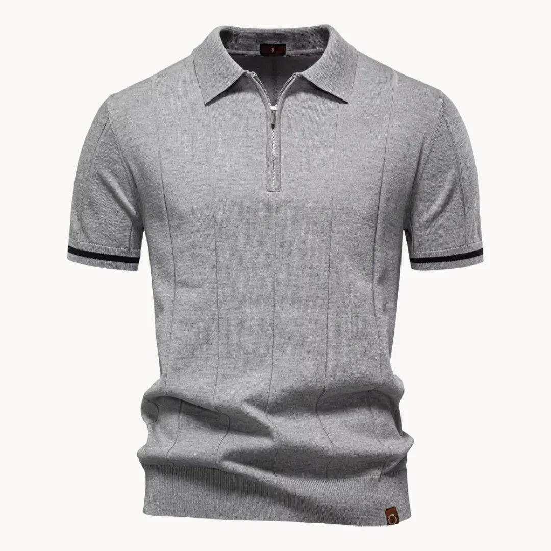 Polo manches courtes homme col classique