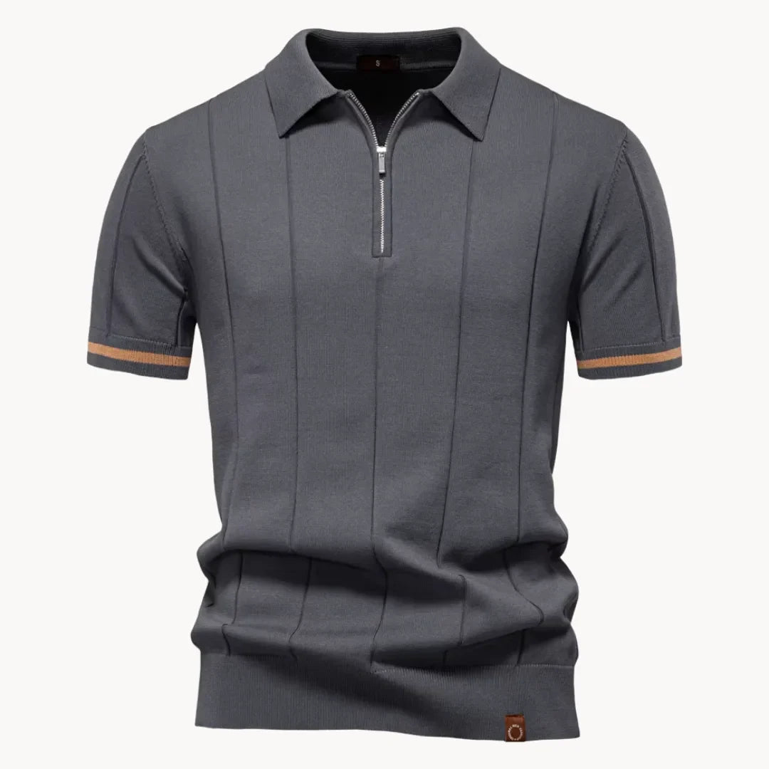 Polo manches courtes homme col classique