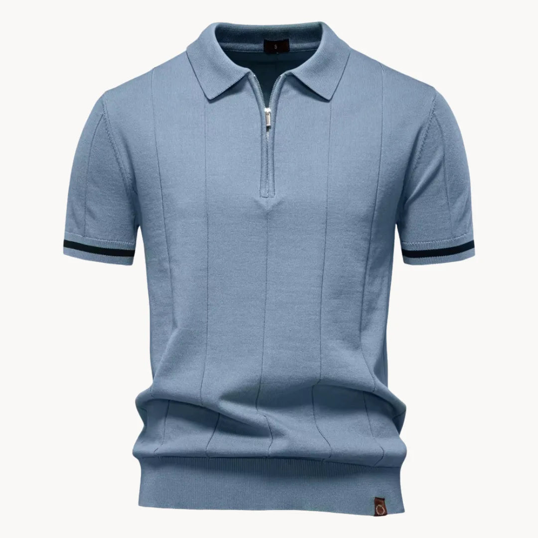Polo manches courtes homme col classique