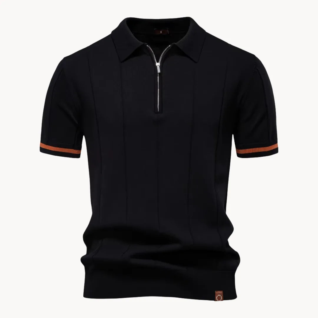 Polo manches courtes homme col classique