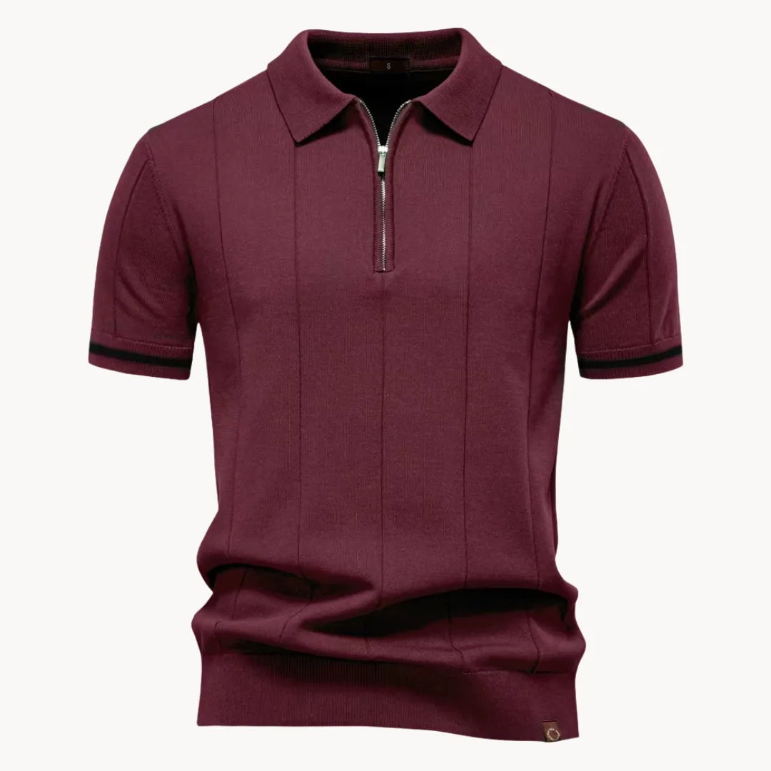Polo manches courtes homme col classique