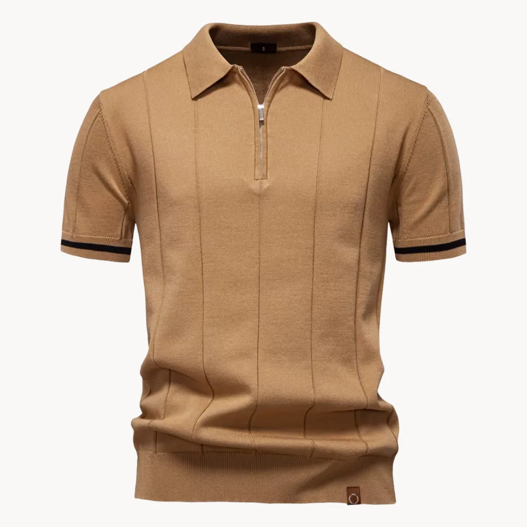 Polo manches courtes homme col classique