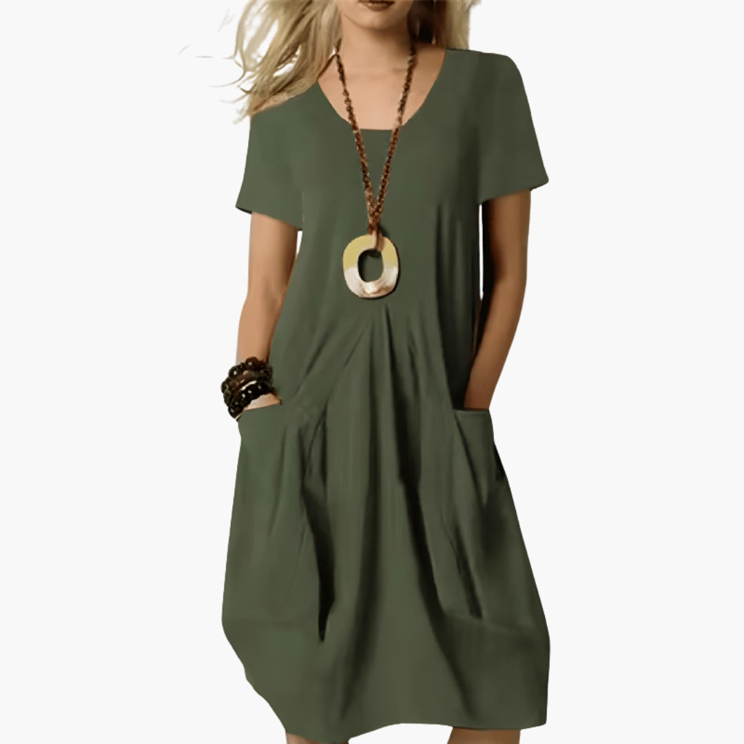 Robe Femme Gainante avec Poches