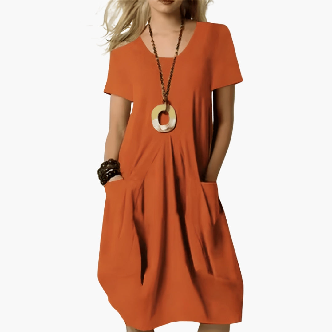 Robe Femme Gainante avec Poches