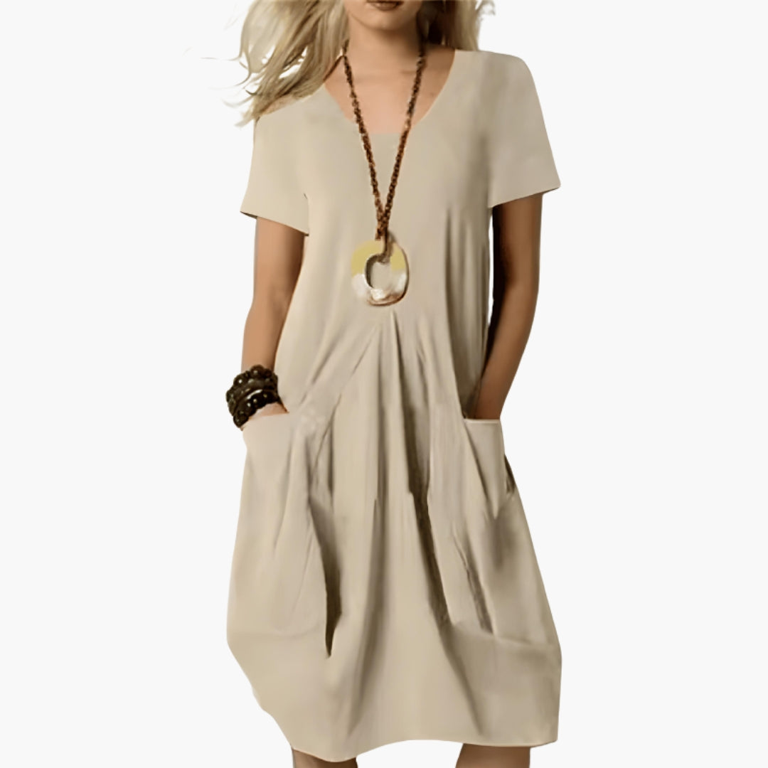 Robe Femme Gainante avec Poches