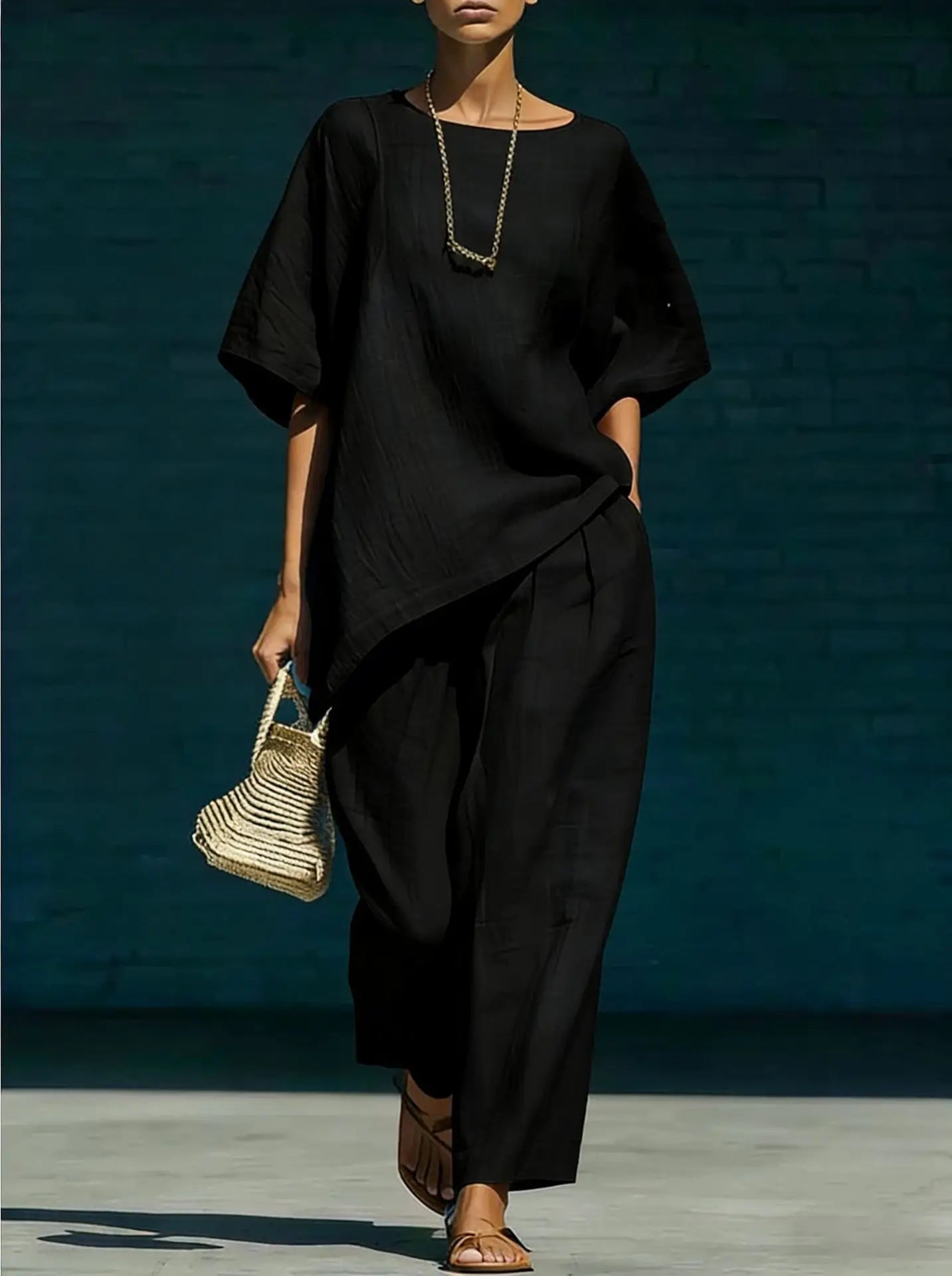 Women's Casual Loose Two-Piece Set