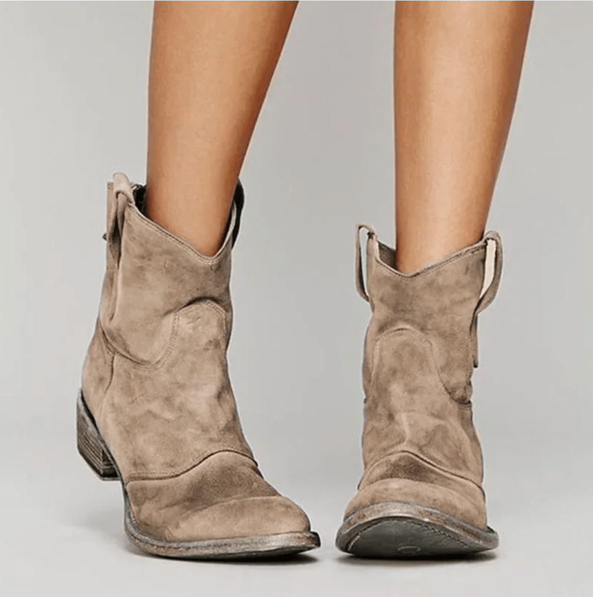 Bottines Western Femme à Talon Bloc
