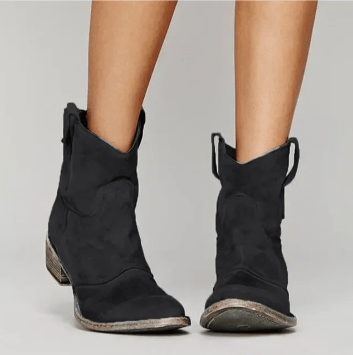 Bottines Western Femme à Talon Bloc