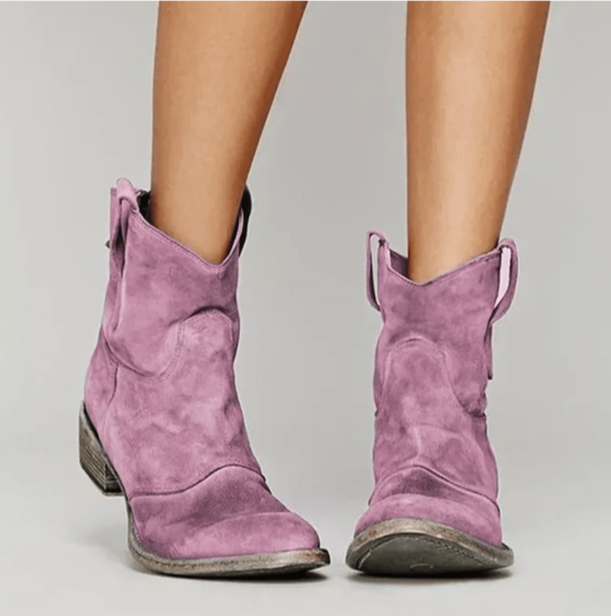 Bottines Western Femme à Talon Bloc