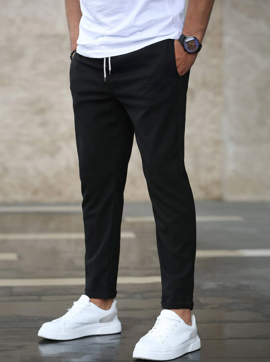 Men’s Jogger Pants with Drawstring Waist