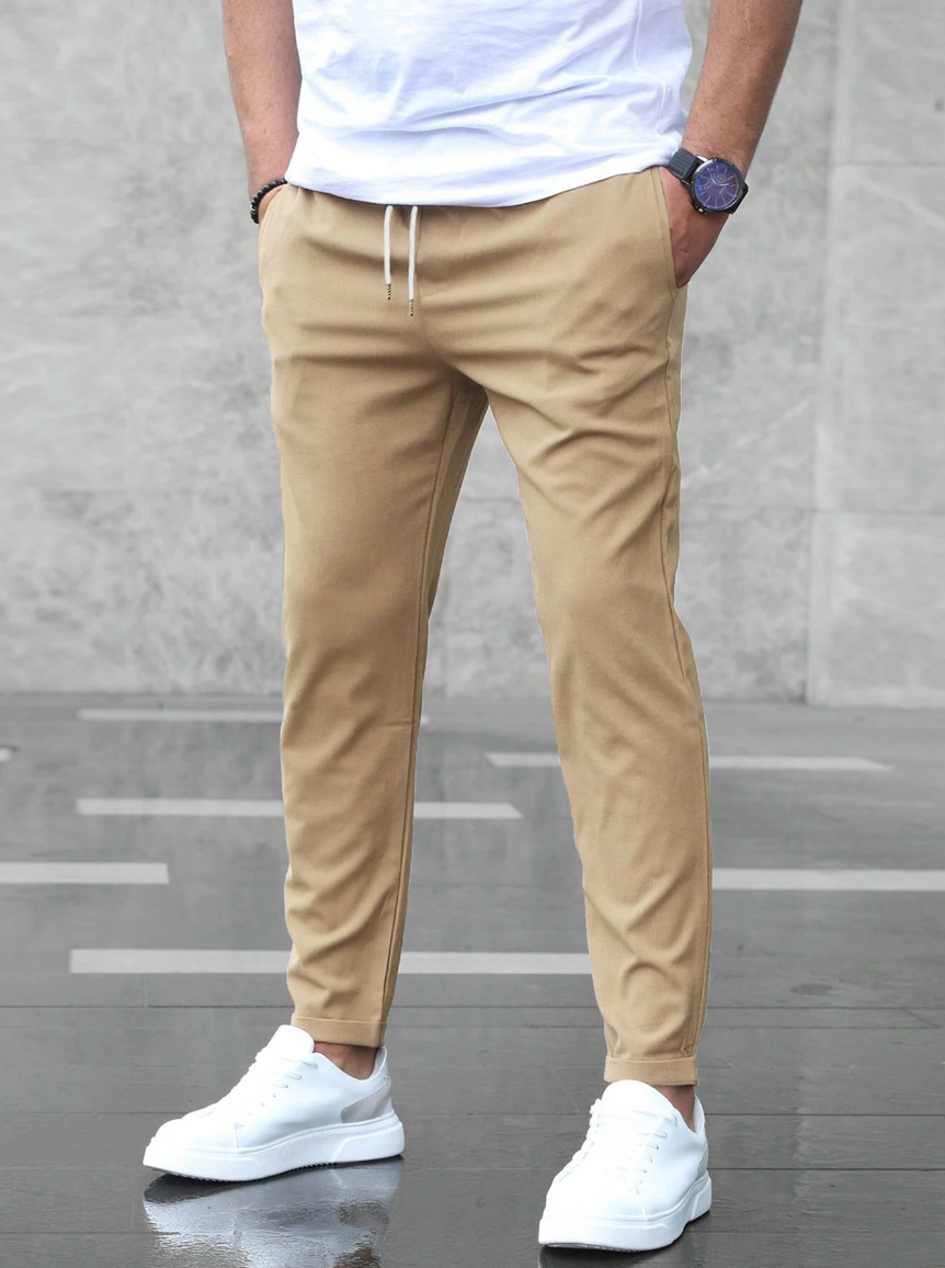Men’s Jogger Pants with Drawstring Waist