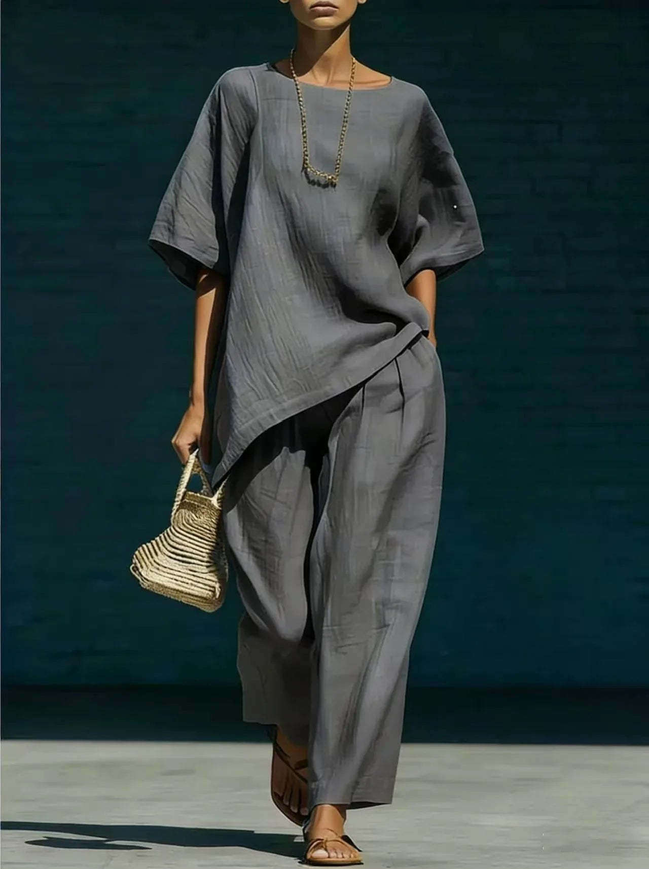 Women's Casual Loose Two-Piece Set