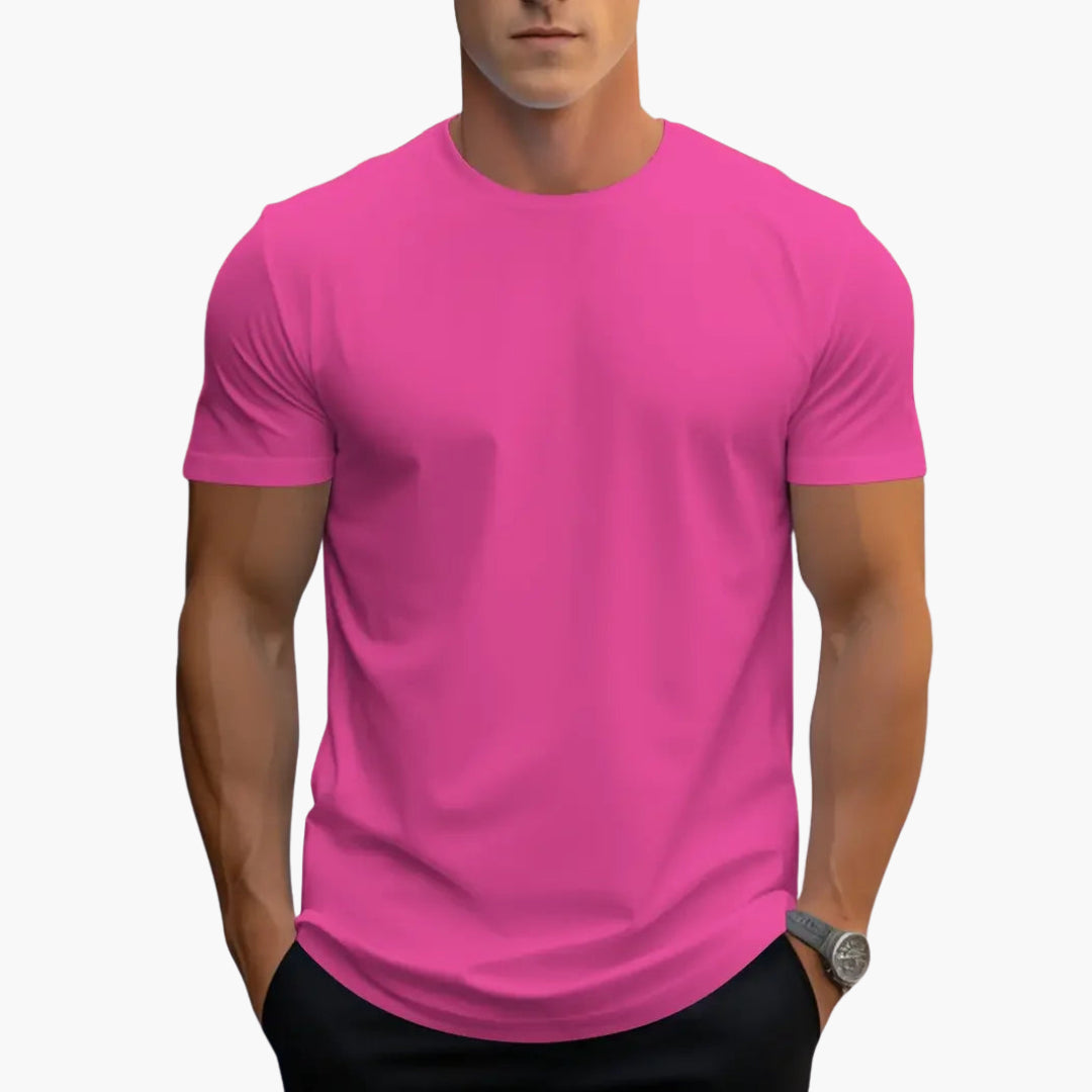Men's comfortable crew neck T-shirt