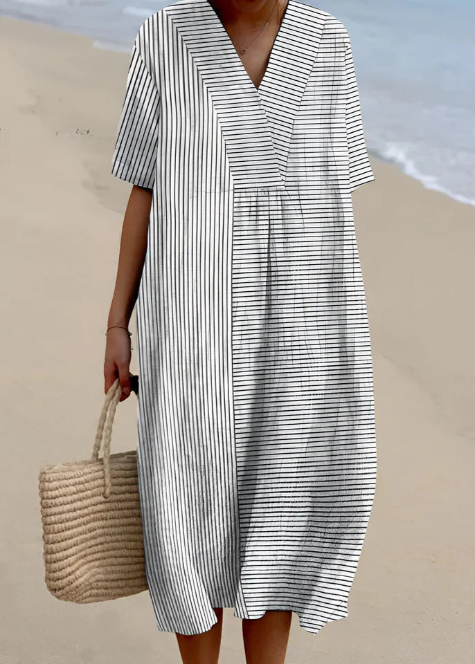 Kaftan Long Femme Manches Longues Imprimé Artisanal
