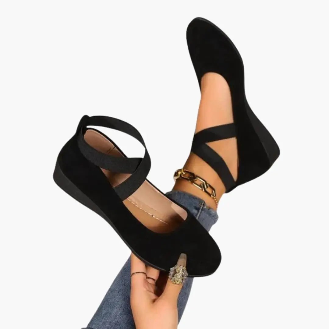 Sandales Femme à Brides Croisées Plates Élégantes et Confortables