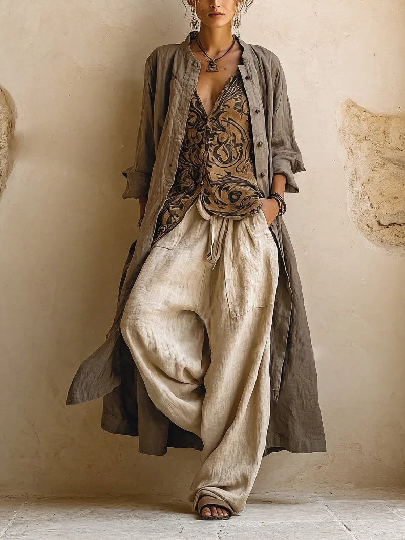 Women's Bohemian 3-Piece Layered Set