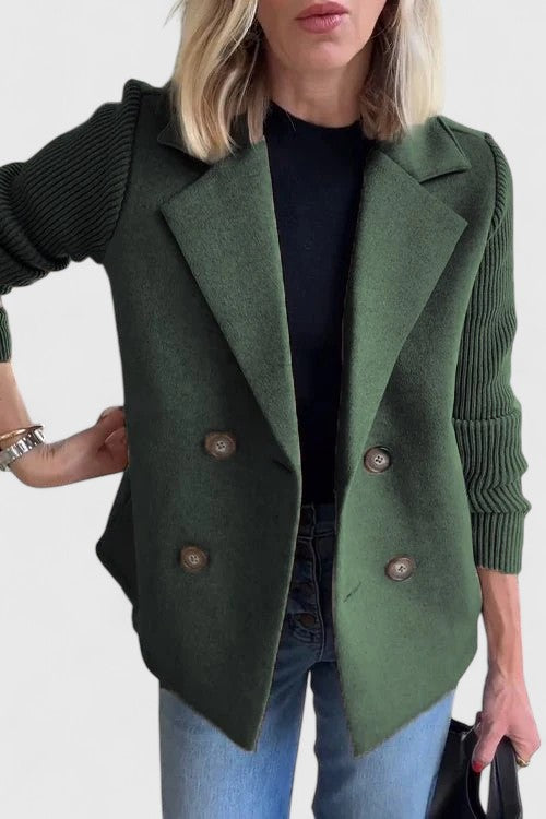 Double-Breasted Relaxed-Fit Women's Blazer