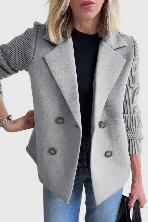 Double-Breasted Relaxed-Fit Women's Blazer