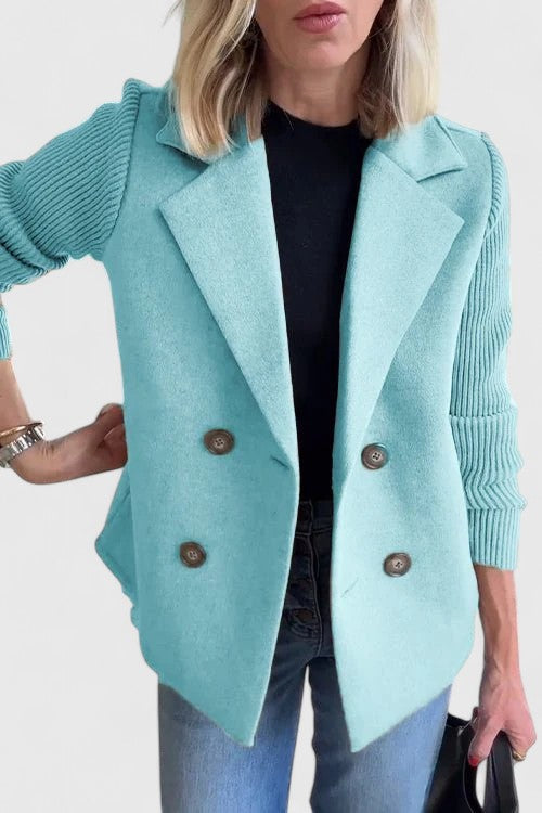 Double-Breasted Relaxed-Fit Women's Blazer