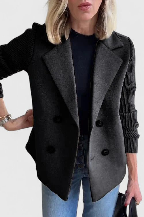 Double-Breasted Relaxed-Fit Women's Blazer