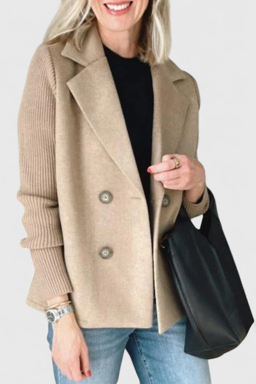 Double-Breasted Relaxed-Fit Women's Blazer