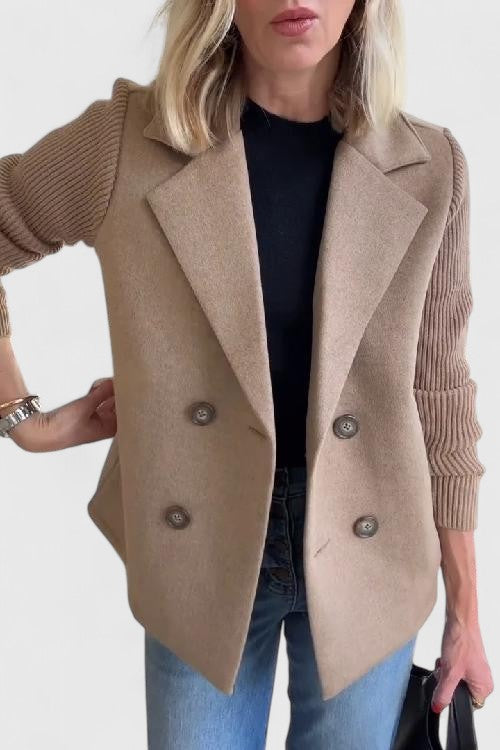 Double-Breasted Relaxed-Fit Women's Blazer