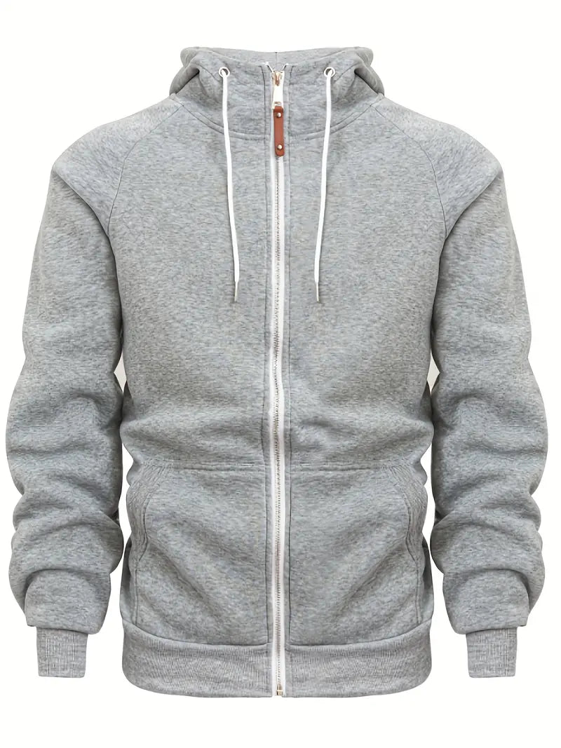 Men’s Casual and Comfortable Zip-Up Hoodie
