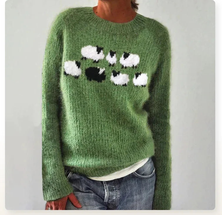 Colorful Nordic Pattern Women's Pullover