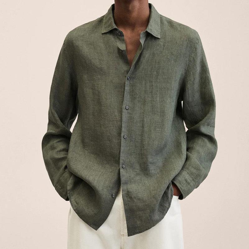 Men's casual long-sleeve shirt