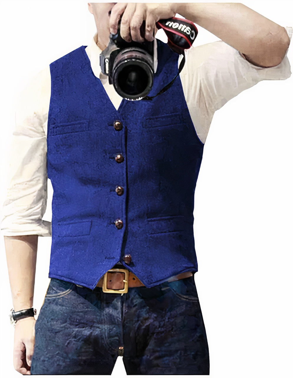 Gilet Décontracté Classique Pour Homme