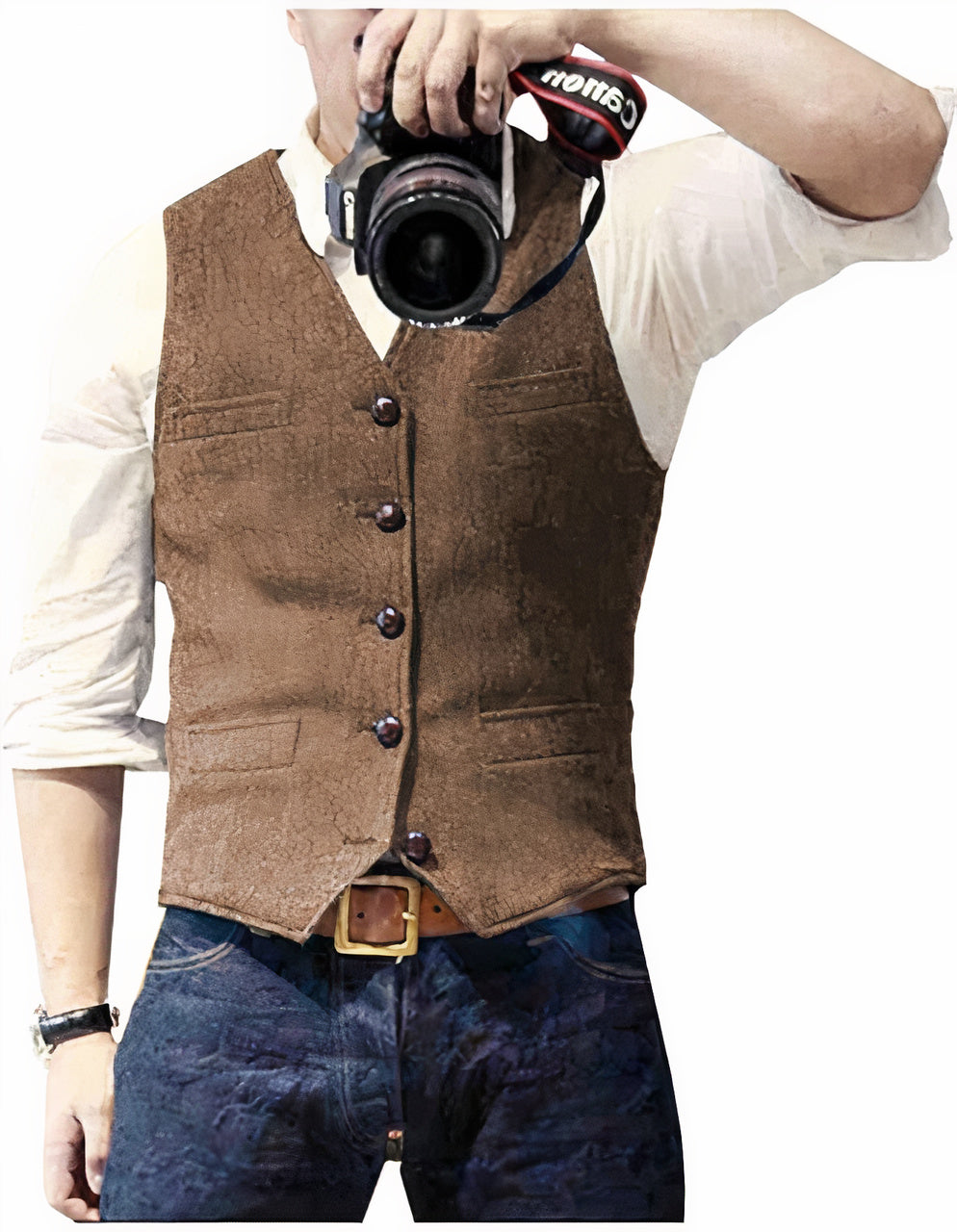 Gilet Décontracté Classique Pour Homme