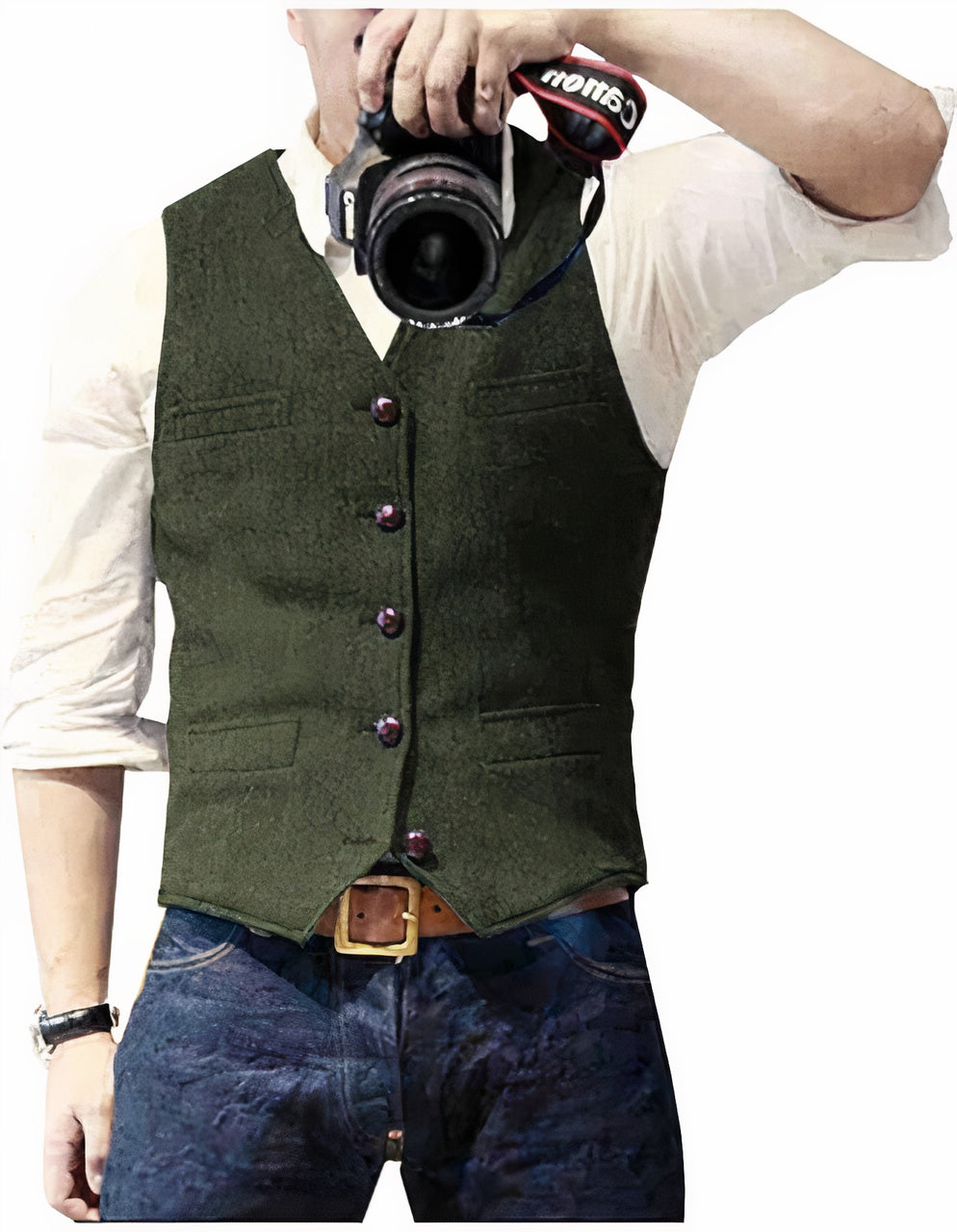 Gilet Décontracté Classique Pour Homme