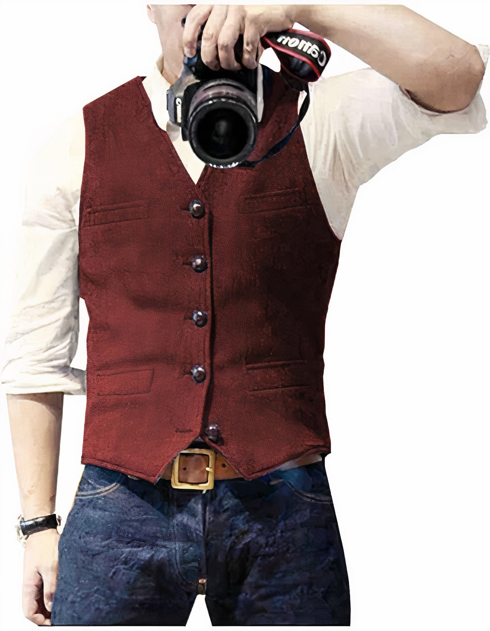Gilet Décontracté Classique Pour Homme