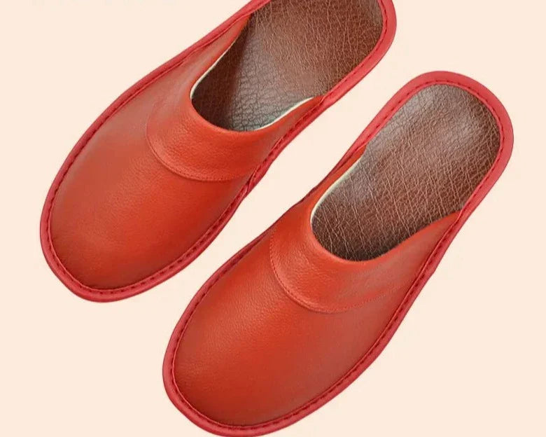Pantoufles Homme en Cuir Style Décontracté