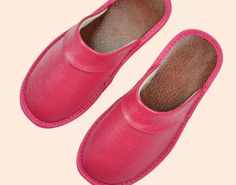 Pantoufles Homme en Cuir Style Décontracté