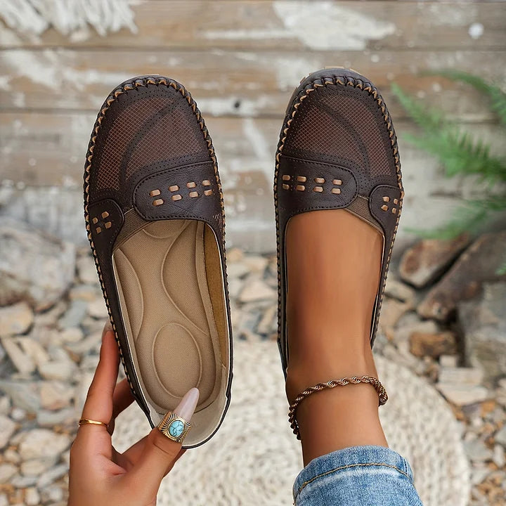 Mocassins Femme Confort à Enfiler - Chaussures Décontractées
