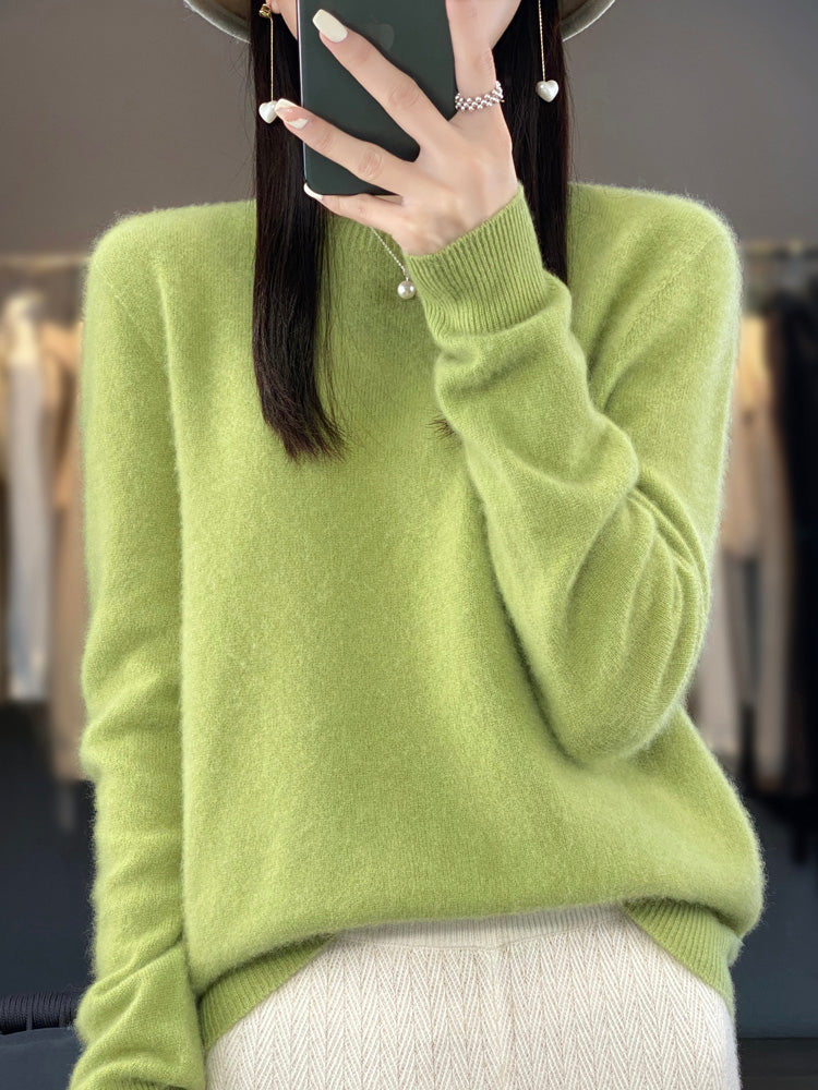 Pull À Col Rond En Maille Douce Pour Femme