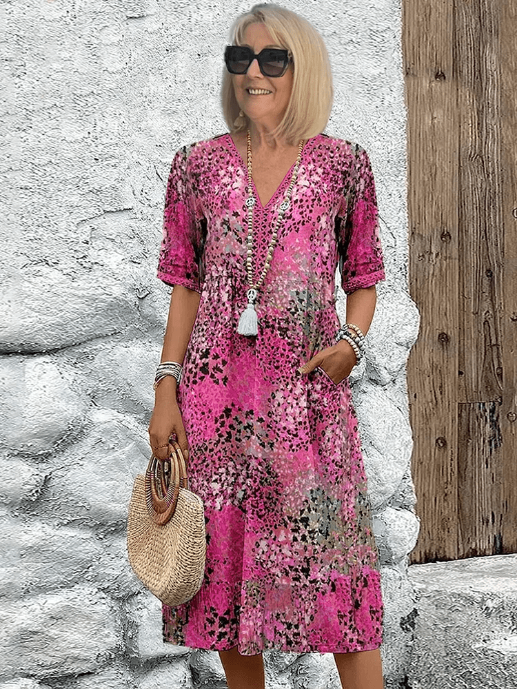 Ocean Breeze summer flowy dress for women