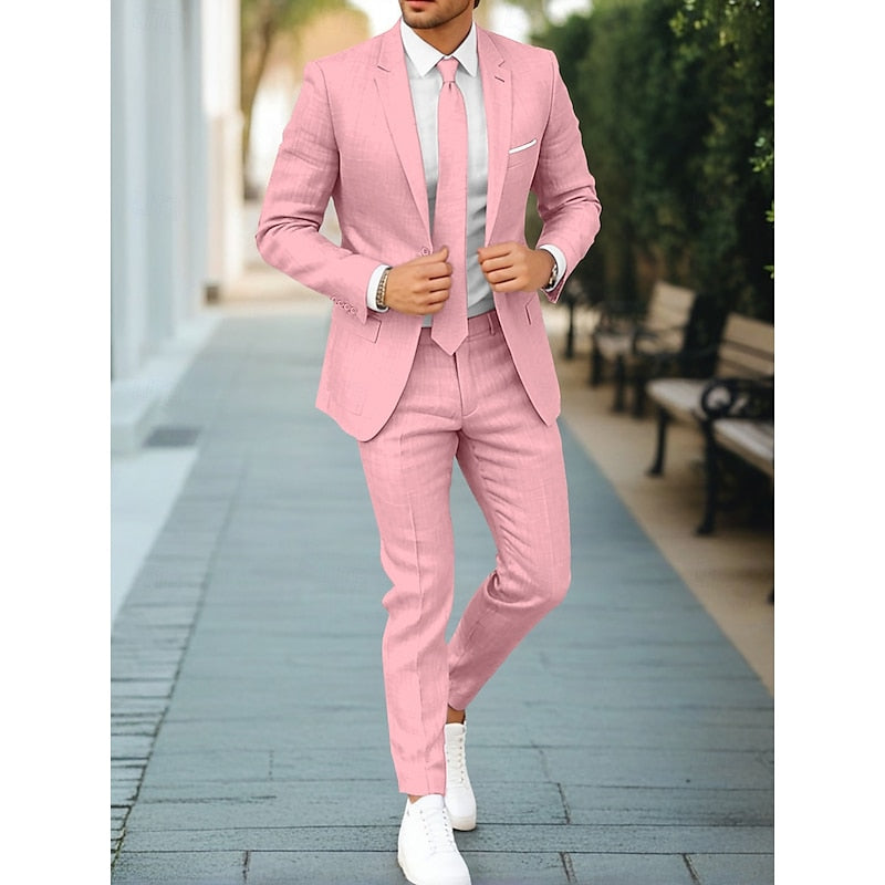 Ensemble Costume Homme Veste Gilet Pantalon