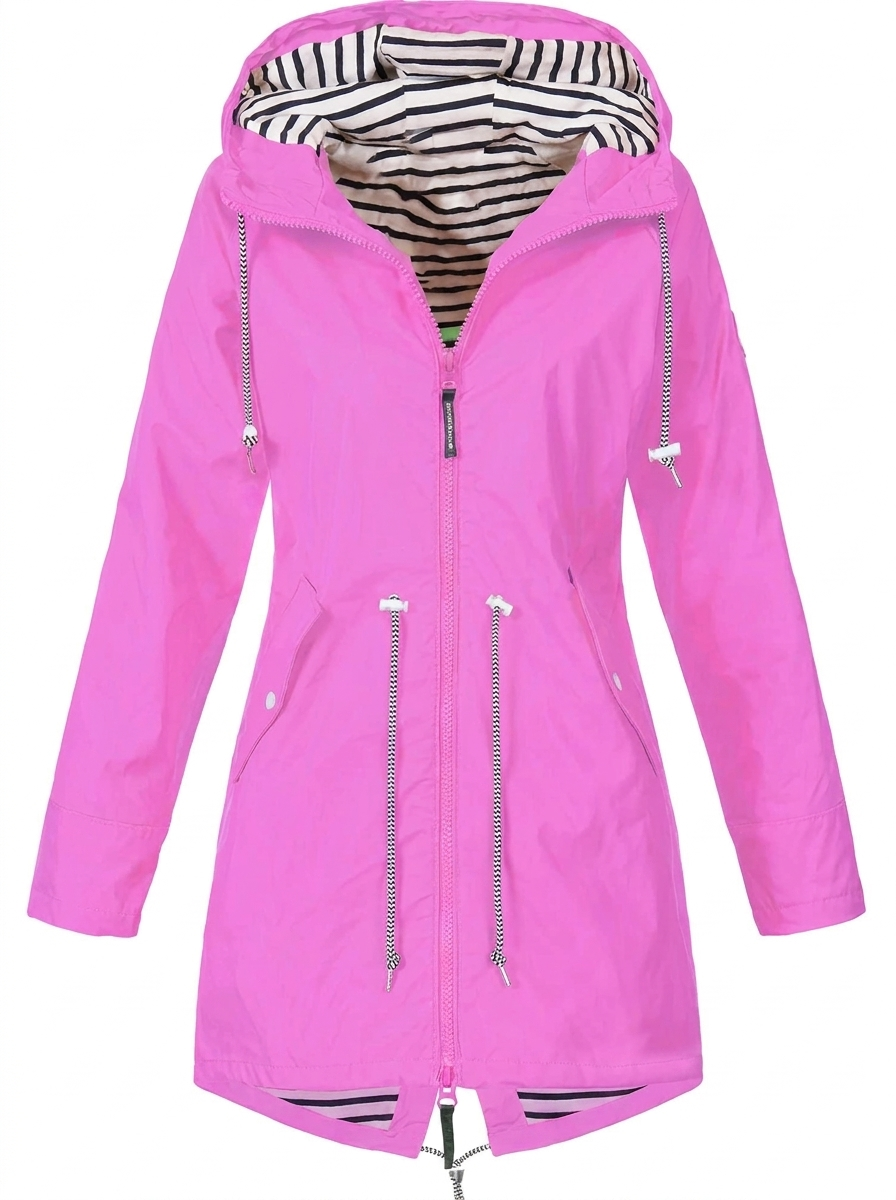 Women's Waterproof Hooded Raincoat