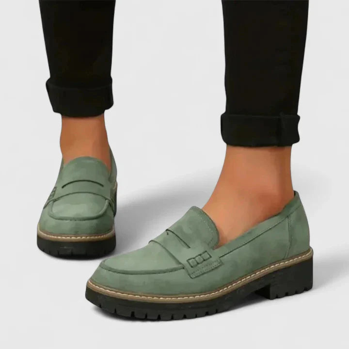 Mocassins Femme Style Décontracté Semelle Épaisse