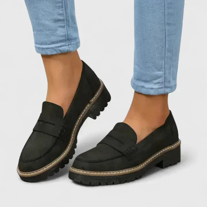 Mocassins Femme Style Décontracté Semelle Épaisse