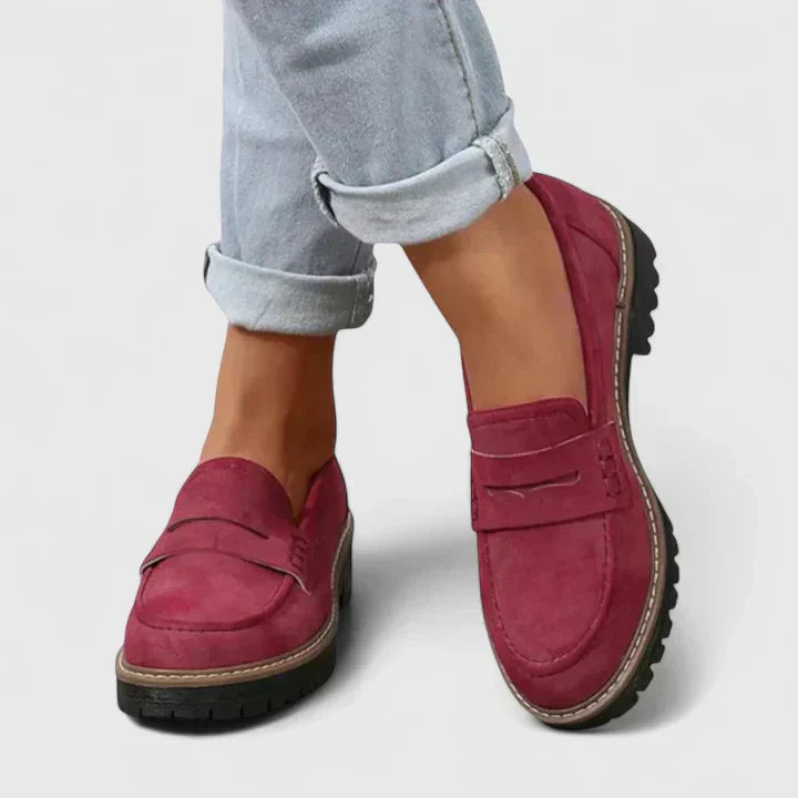 Mocassins Femme Style Décontracté Semelle Épaisse